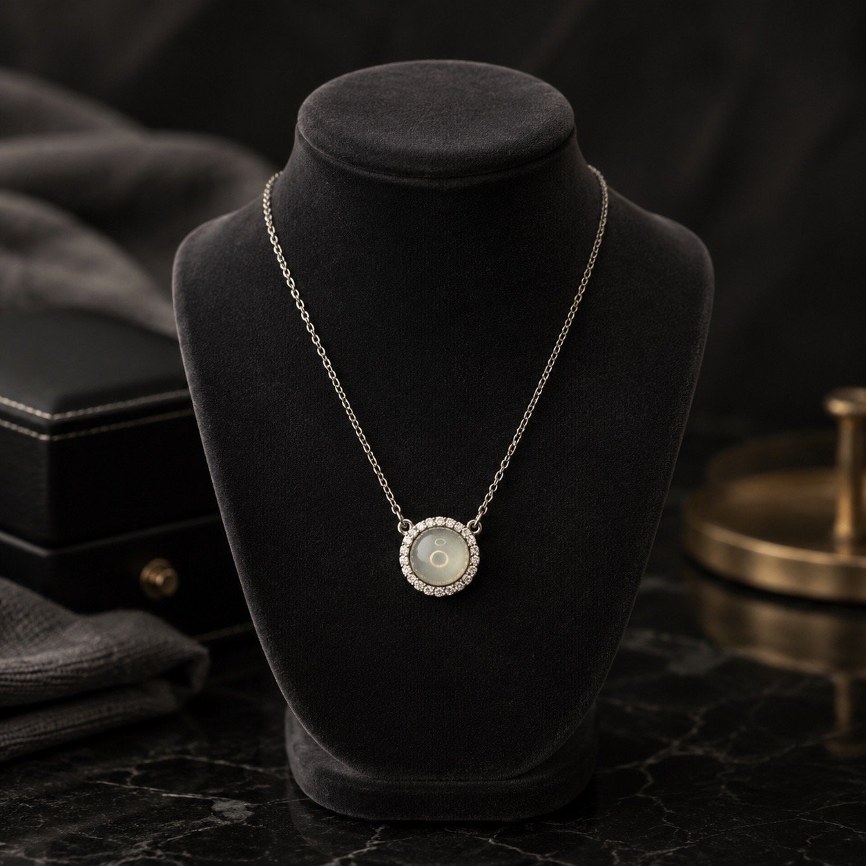 Halo Pearl Pendant - Image 3