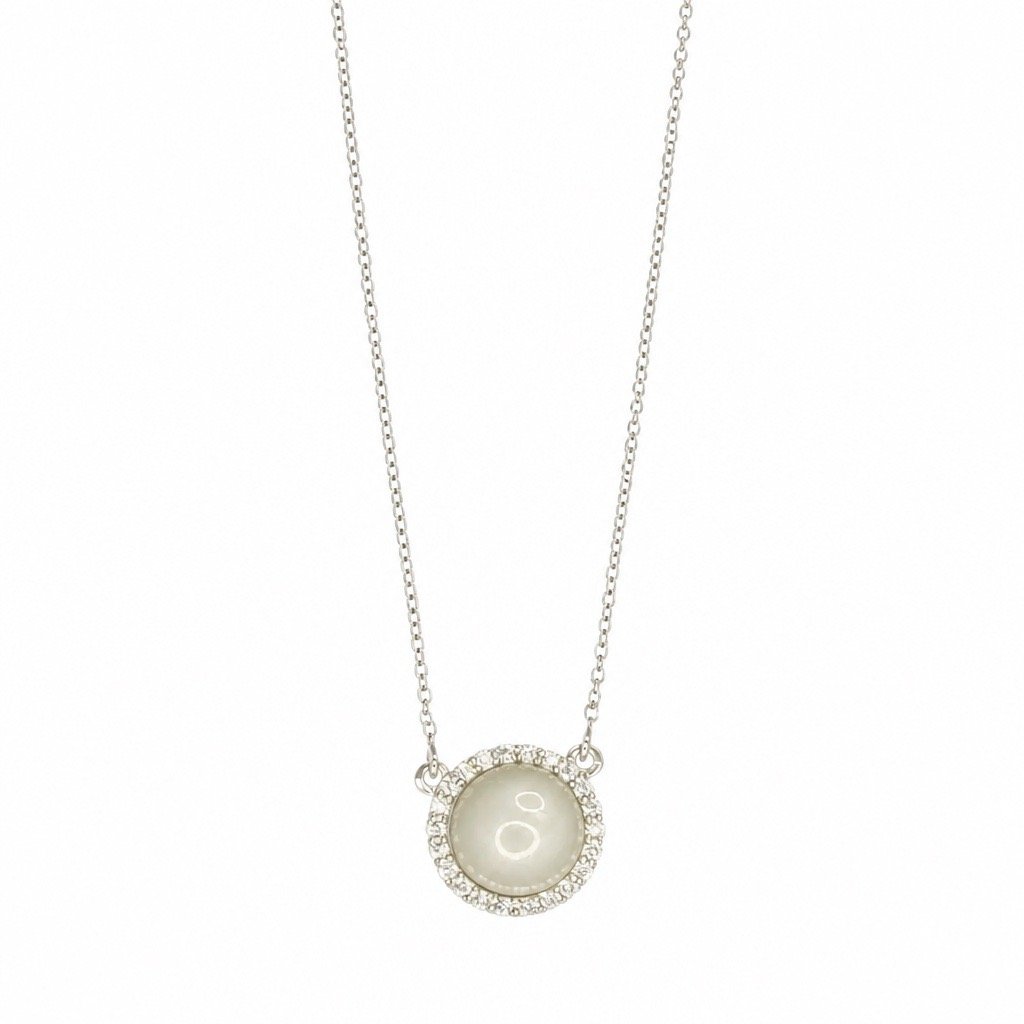 Halo Pearl Pendant