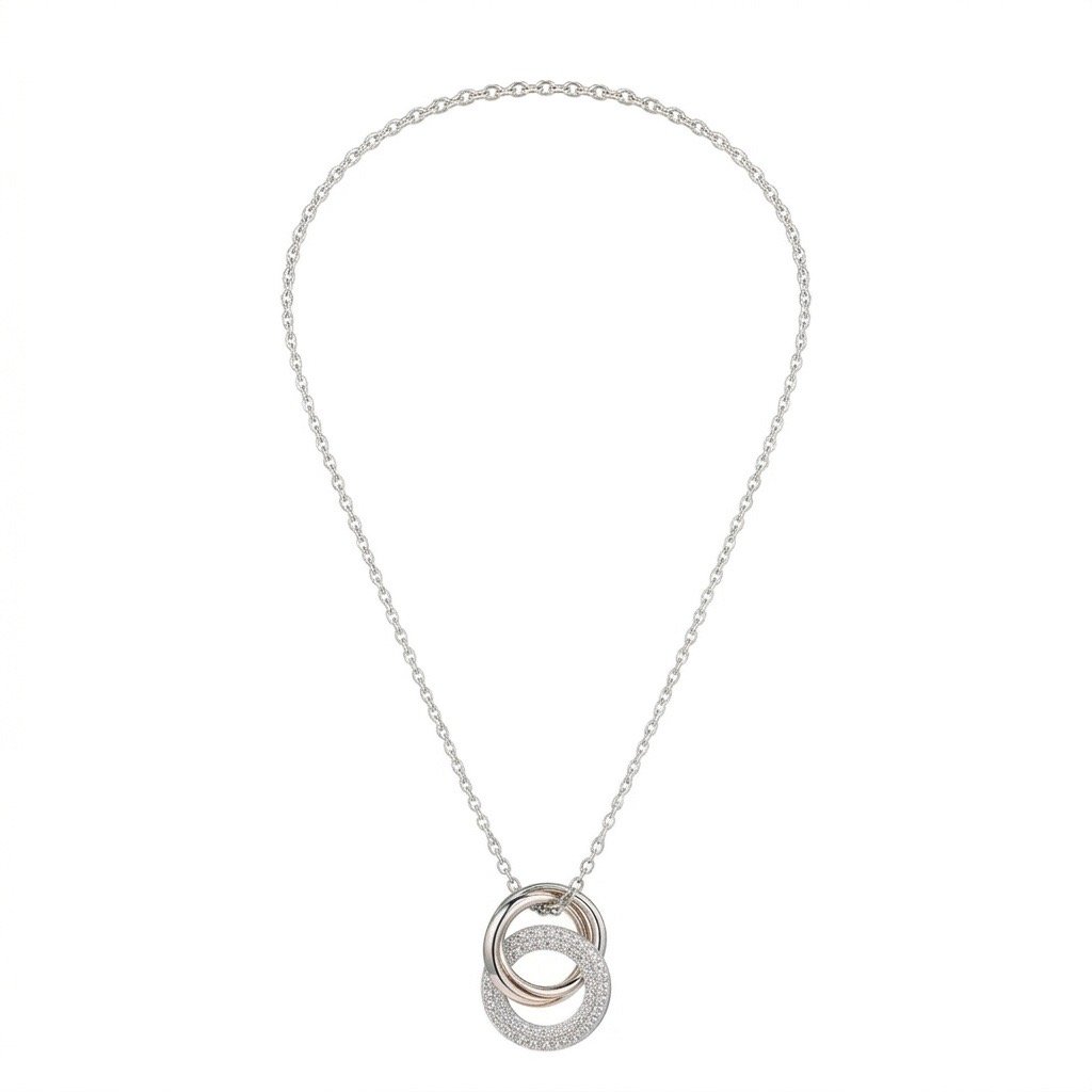 Interlocking Circles Infinity Pendant