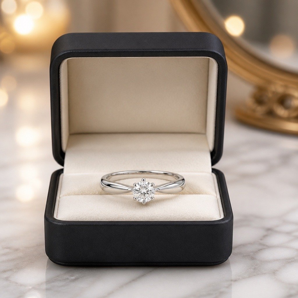 The One Moissanite Ring - Image 2