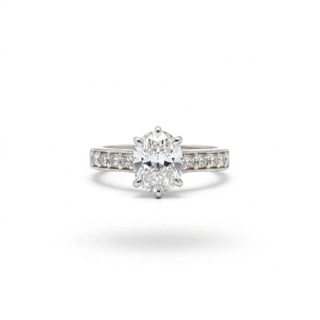 The Journey Moissanite Ring