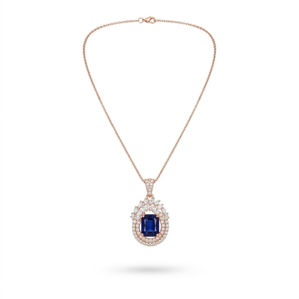 Rose Gold Marigold Pendant