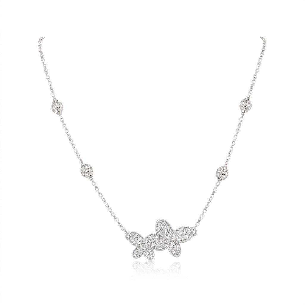 Double Butterfly Pendant