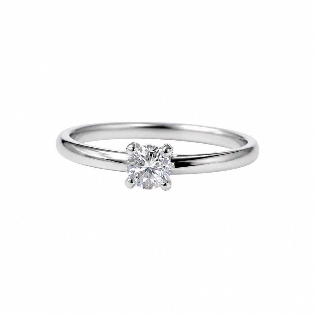 Four-Prong The One Moissanite Ring