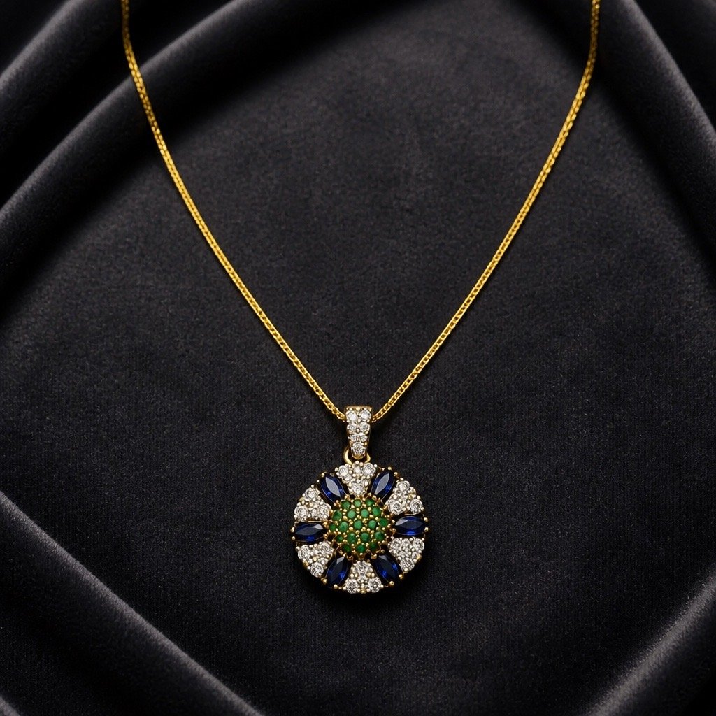 Gold Plated Moonbeam Pendant - Image 3
